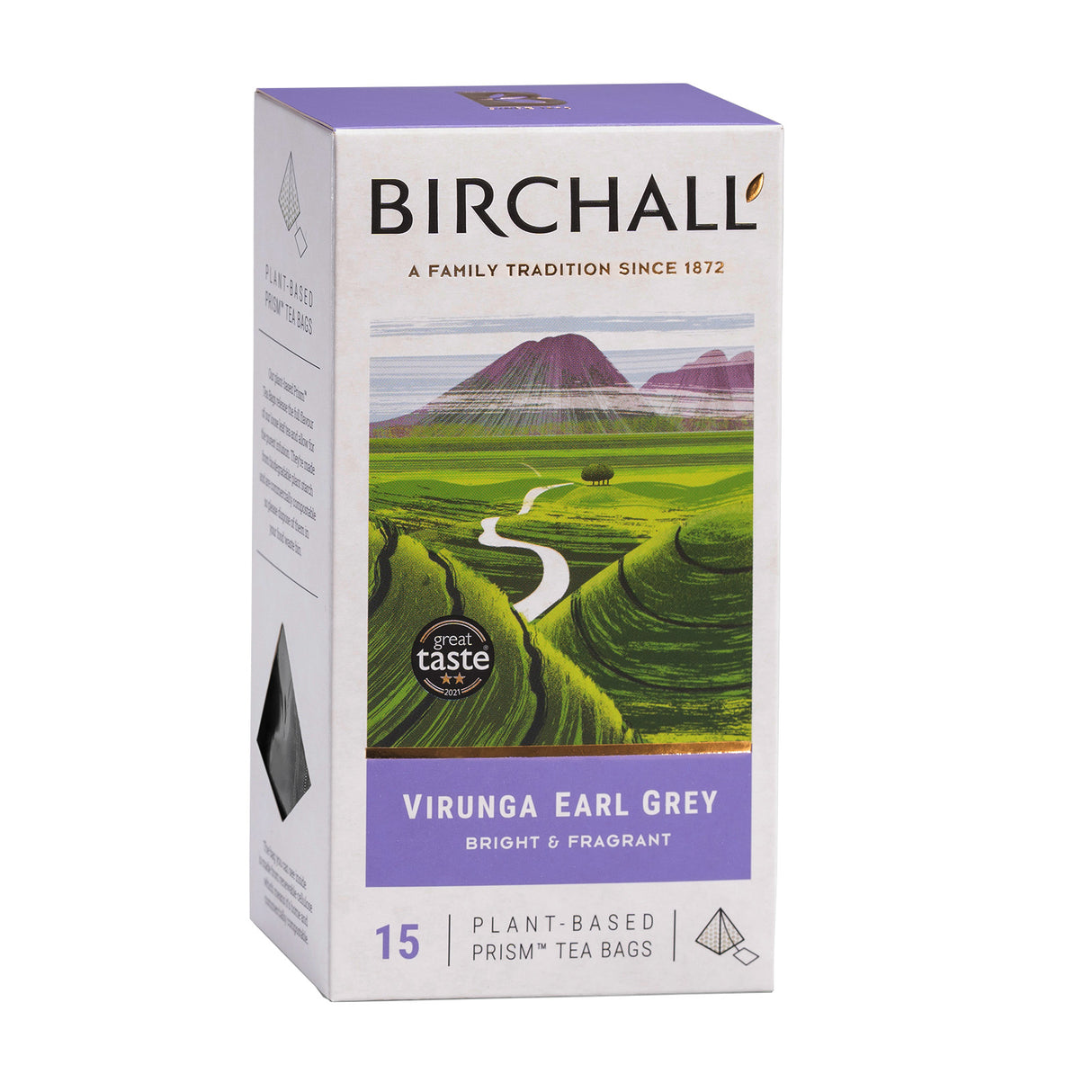 Birchall Virunga Earl Grey Prism Tea Bags 6x15