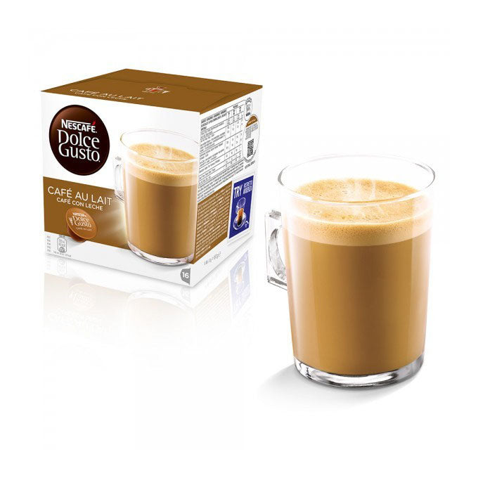 Nescafe Dolce Gusto Cafe Au Lait Coffee Pods 3 x 16 Drinks Coffee Supplies Direct