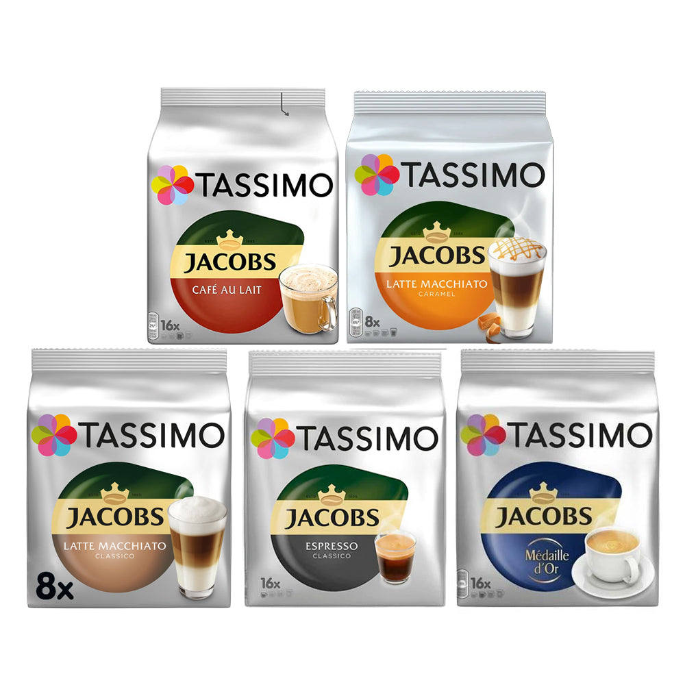 Tassimo Jacobs Coffee Pods Variety Pack Pod Bundle Coffee