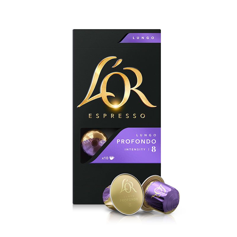 L OR Espresso Profondo Coffee Capsules 1x10 Nespresso Compatible