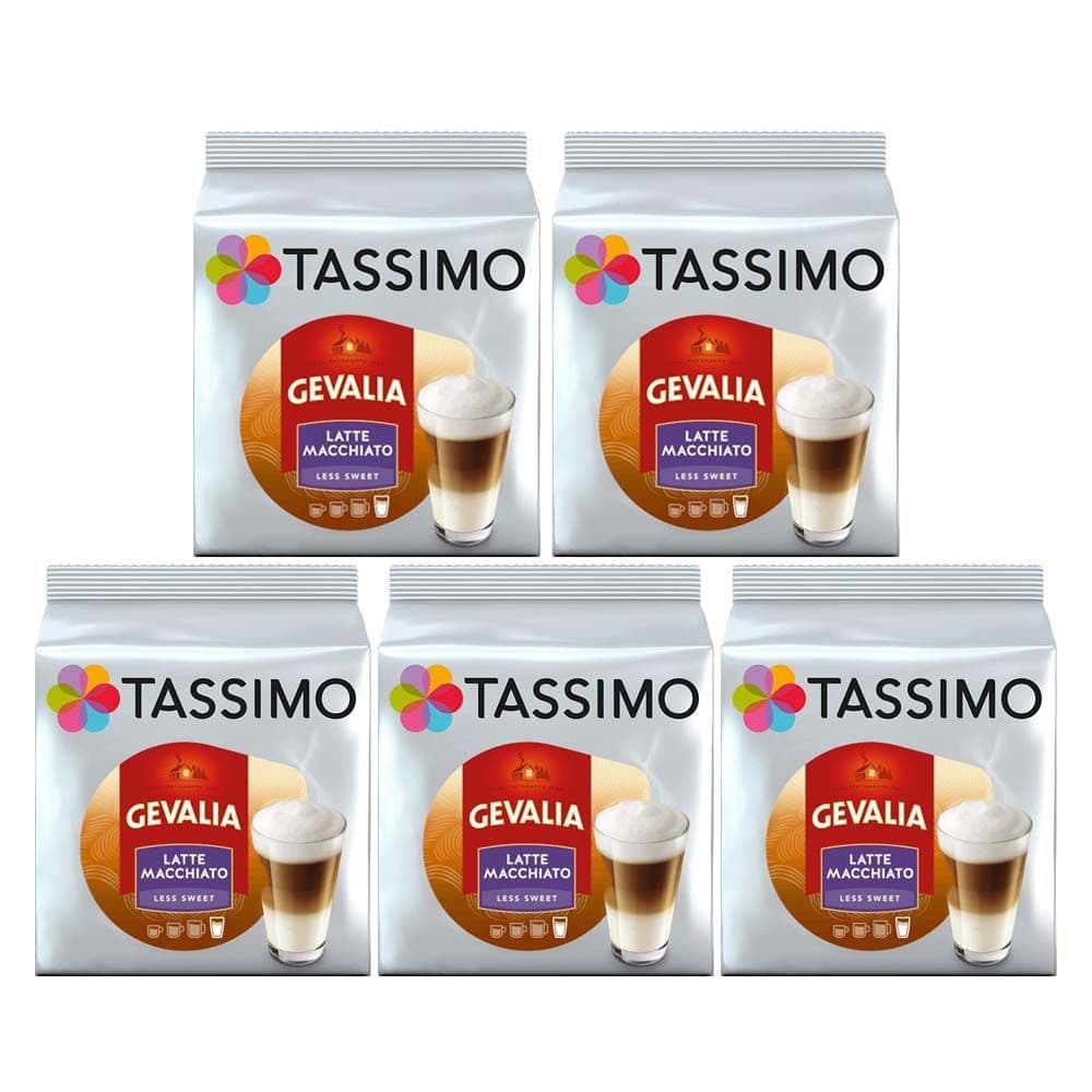 Tassimo Gevalia Coffee Pods Less Sweet Latte Macchiato Case Coffee Supplies Direct