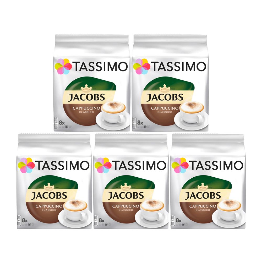 Tassimo Capsules de café T DISC Jacobs Cappuccino 16 pièces