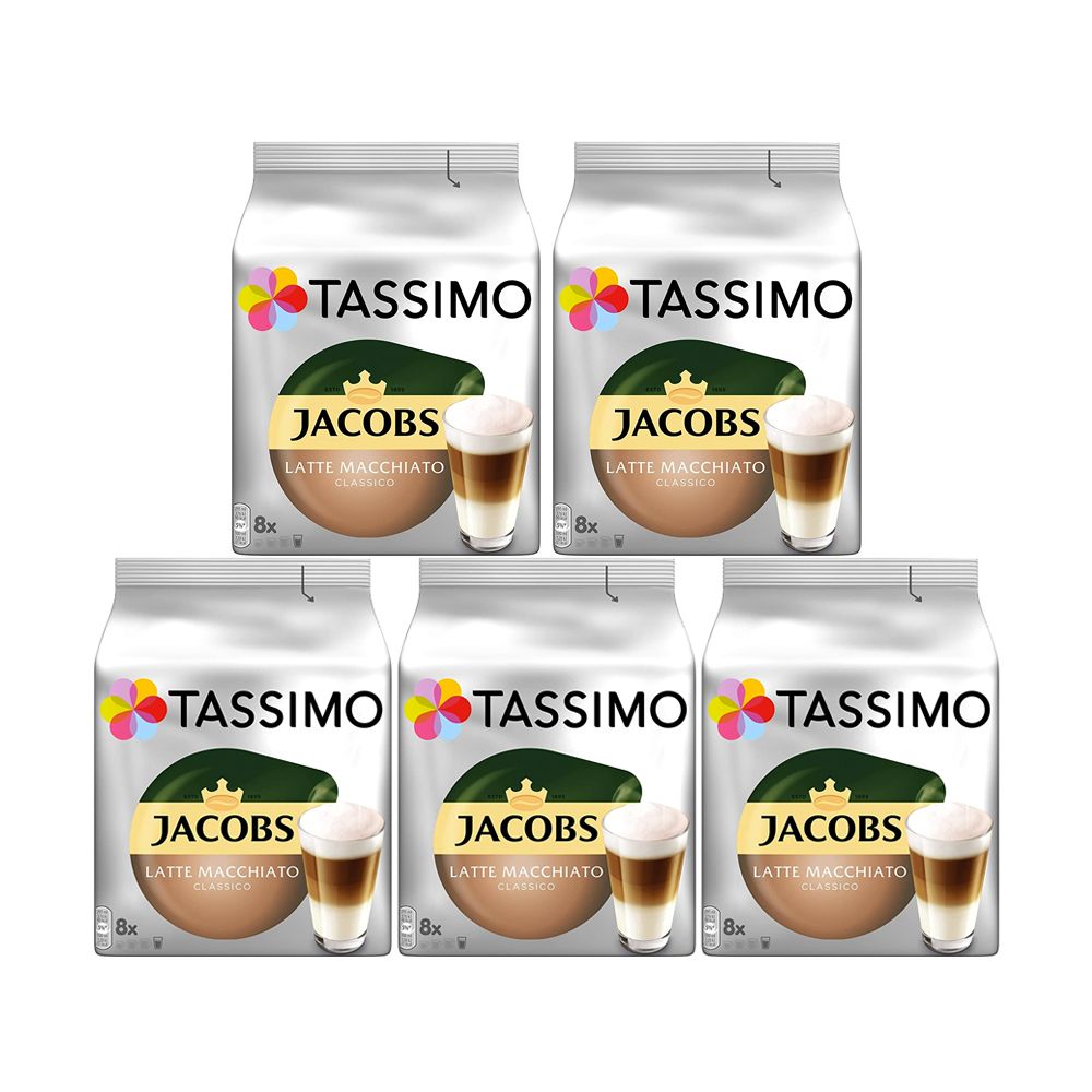 Tassimo T Discs Jacobs Latte Macchaitto Classico Case of 5 Packets